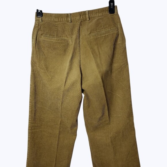 Michel Rene Vtg Mens Corduroy Pants Straight Fit Cotton Blend khaki Size 30 - Picture 15 of 16